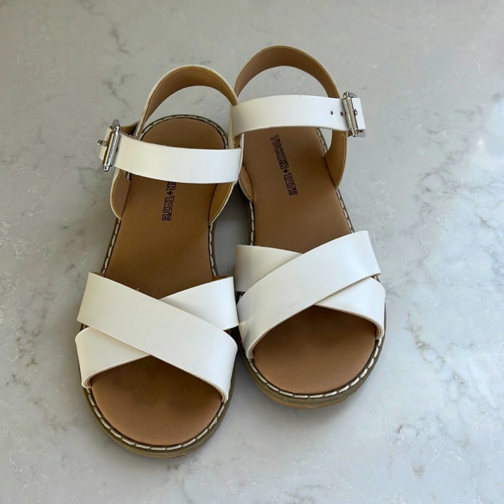 Tucker and Tate White Sandals